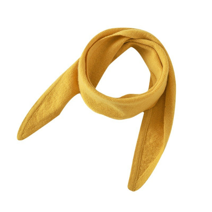 Triangle scarf made of cashmere-wool blend