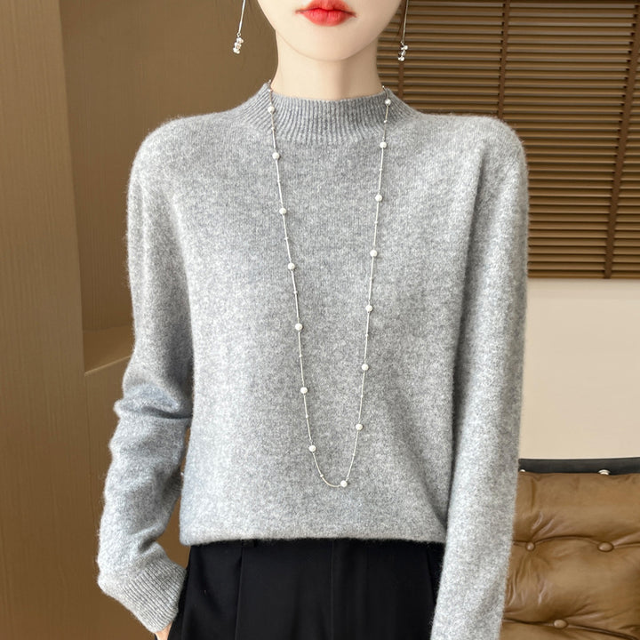 Women's wool sweater, seamless, 100% wool
