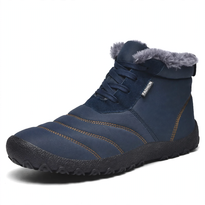 Men's winter boots, lined, slip-on