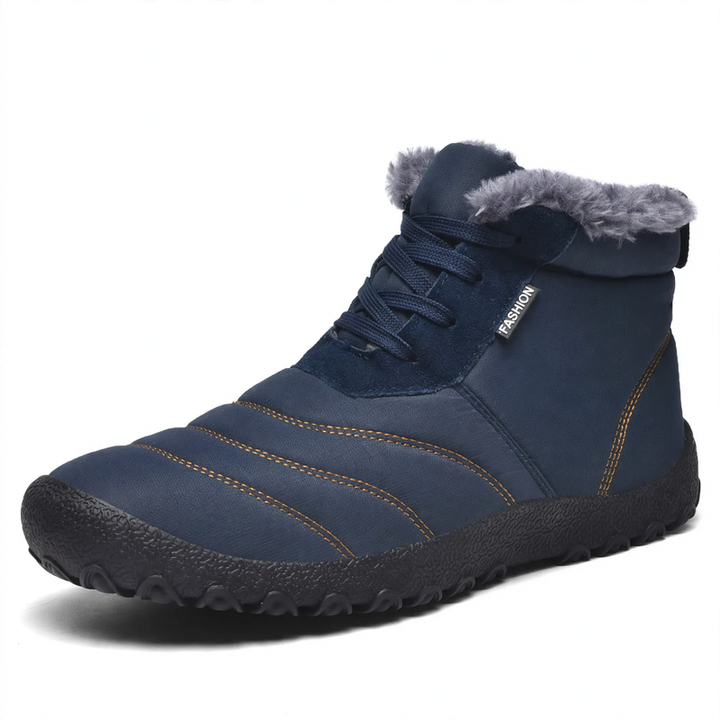 Men's winter boots, lined, slip-on