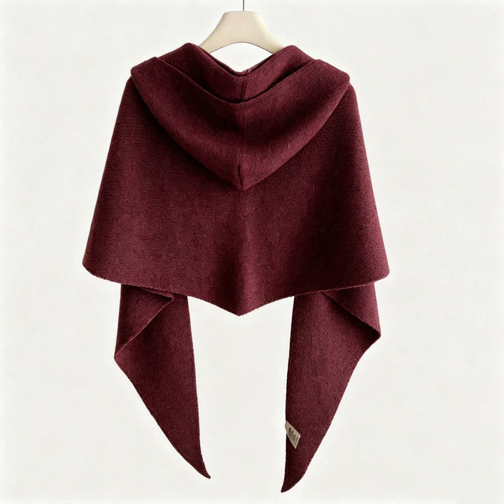 Triangle scarf with wool content, warming