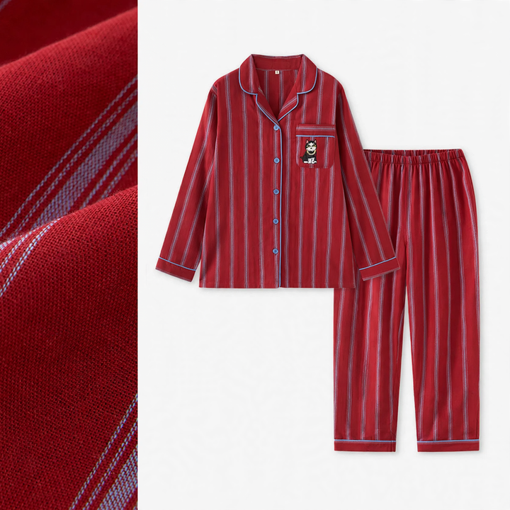Cotton pajama set for couples