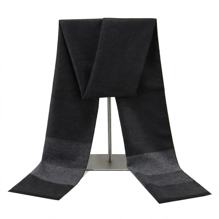 Classic men's winter scarf, checkered