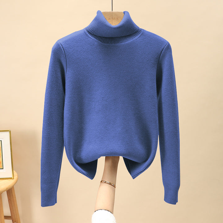 Men's turtleneck sweater, lined, warm