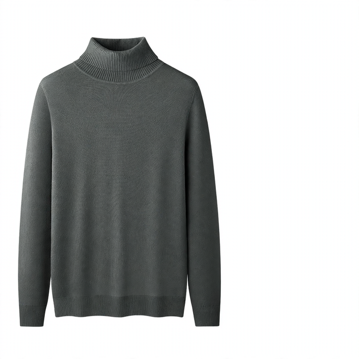 Men's turtleneck sweater, lined