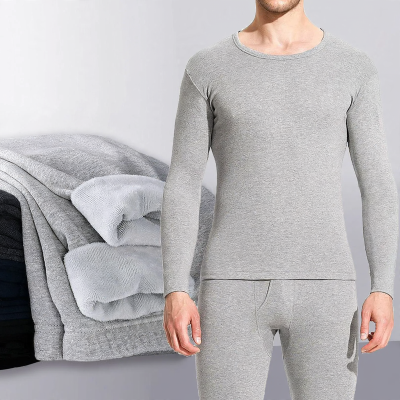 Padded thermal underwear set for men