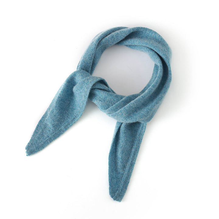 Triangle scarf made of cashmere-wool blend