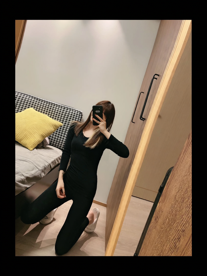 Ladies thermal underwear set, warming, shaping, round neck