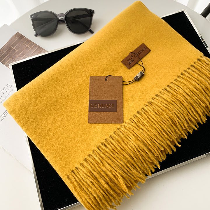 Women's Scarf, solid color, 190x70cm