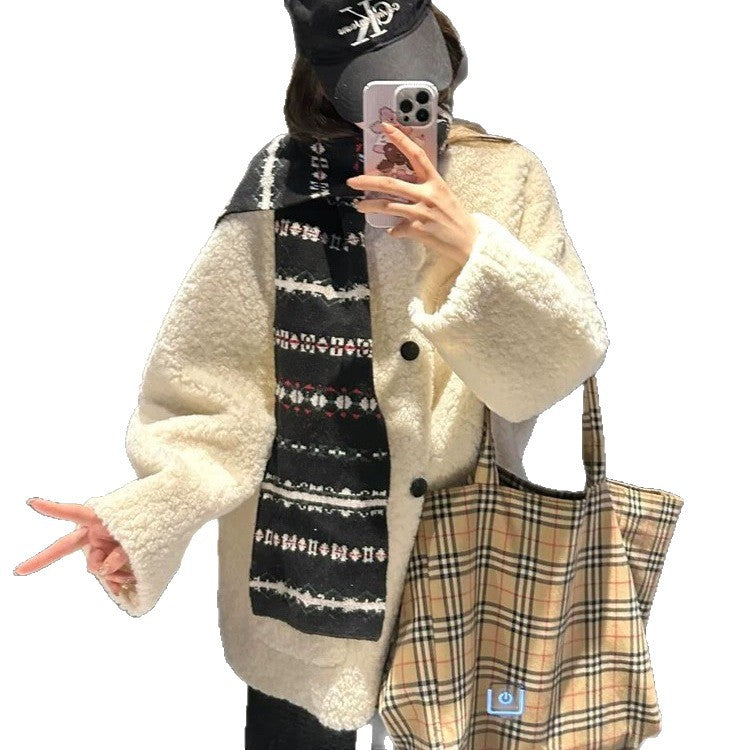 Women’s Sheepskin Jacket, Casual Leisure Style