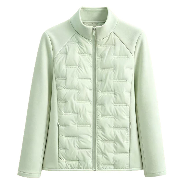Sporty, fitted quilted jacket for women