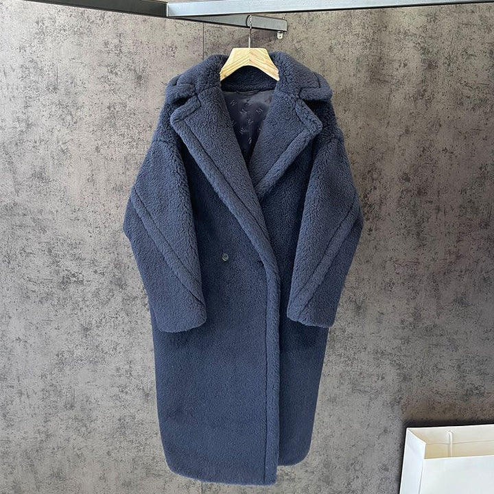 Teddy coat in oversized fit