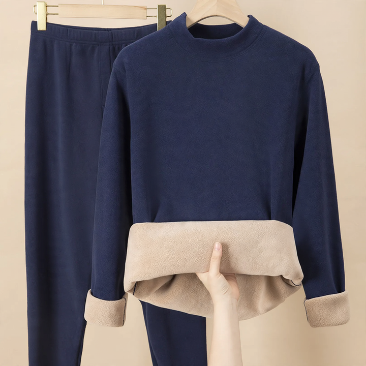 Thermo Set for women and men, padded, standing collar