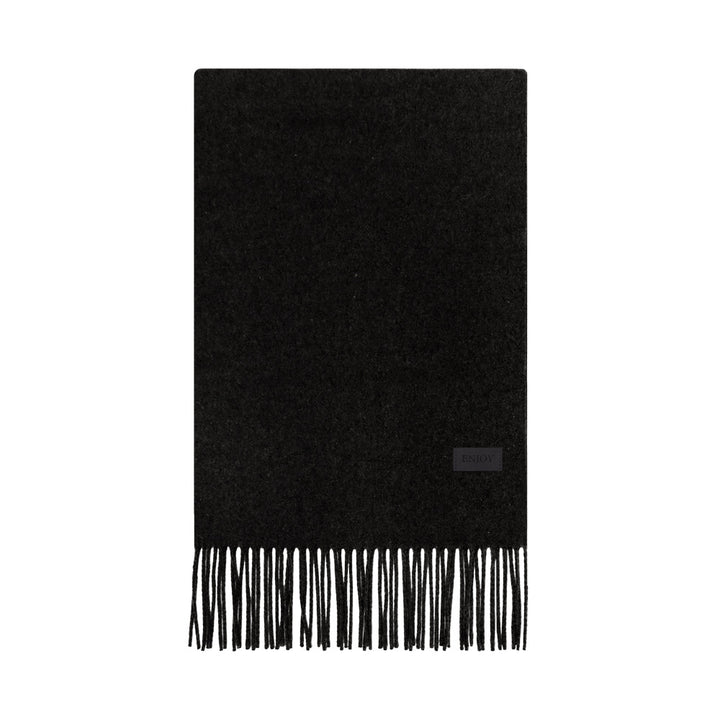 Merino wool blend knitted scarf, 200x35 cm