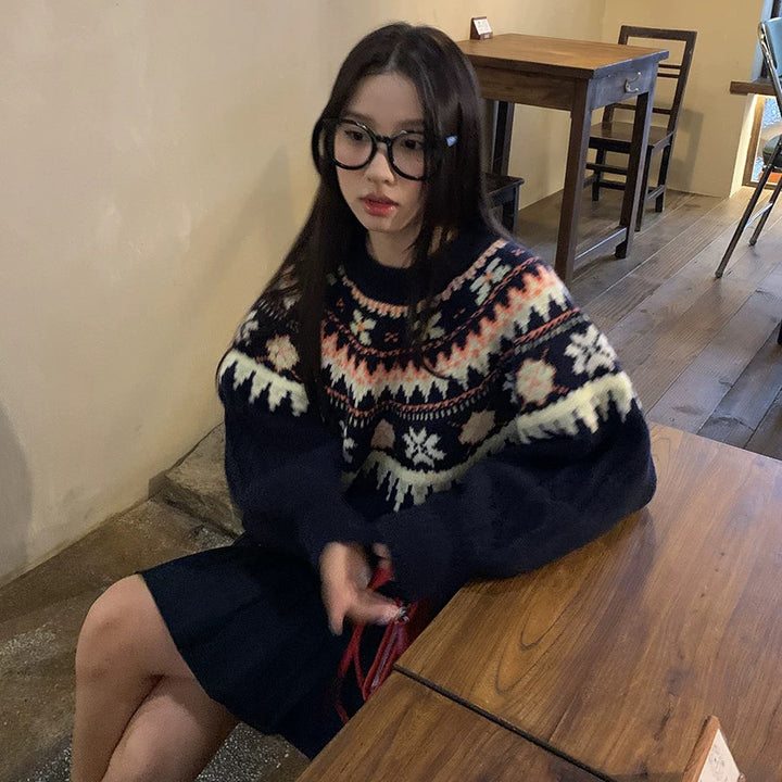 Fair Isle Knitted Sweater, Unisex