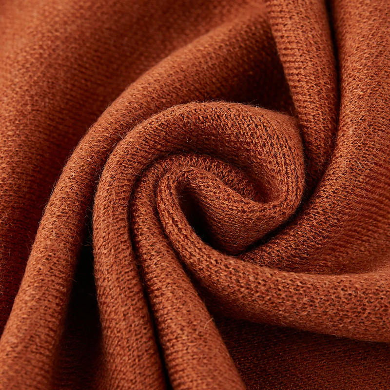 Classic wool scarf, solid color