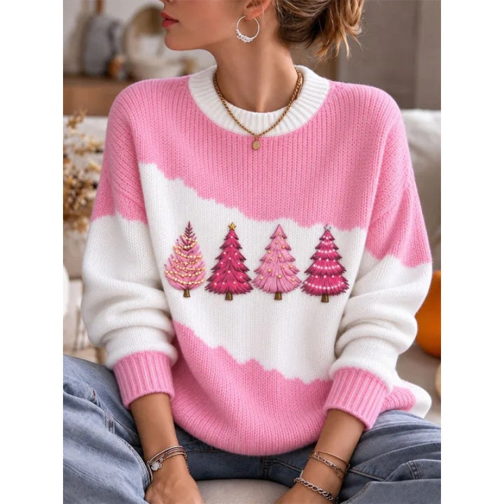 Women’s Christmas sweater with 3D print