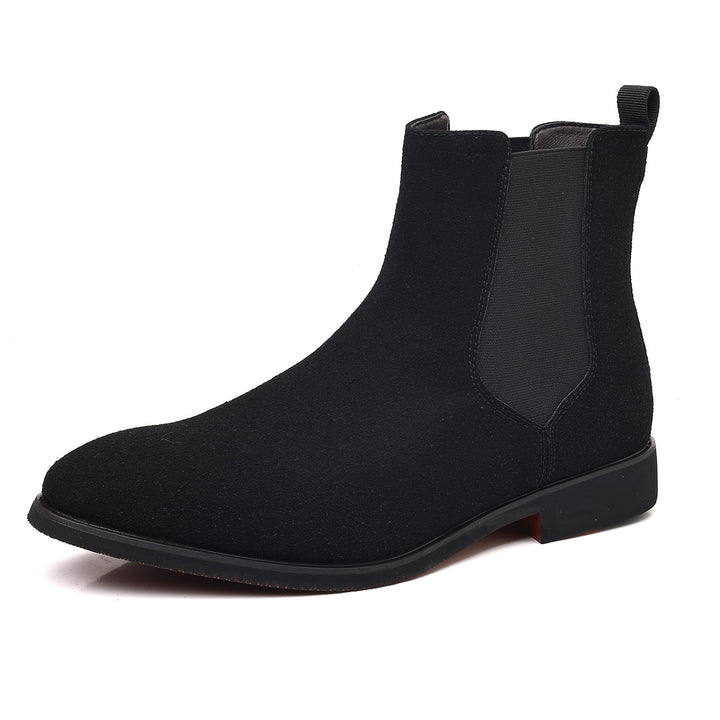 Elegant men's Chelsea boots, pointed