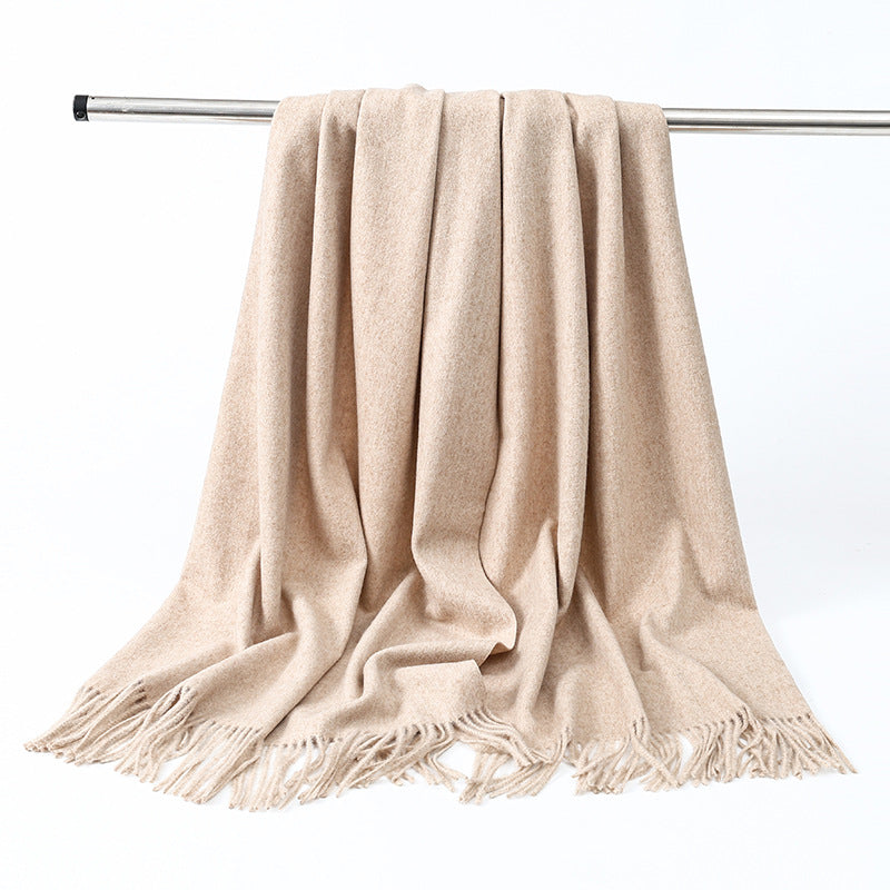 Elegant wool cashmere scarf for men and women