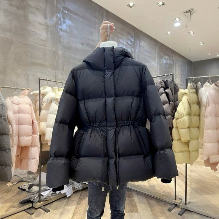 Women’s winter jacket, fitted, warm and elegant