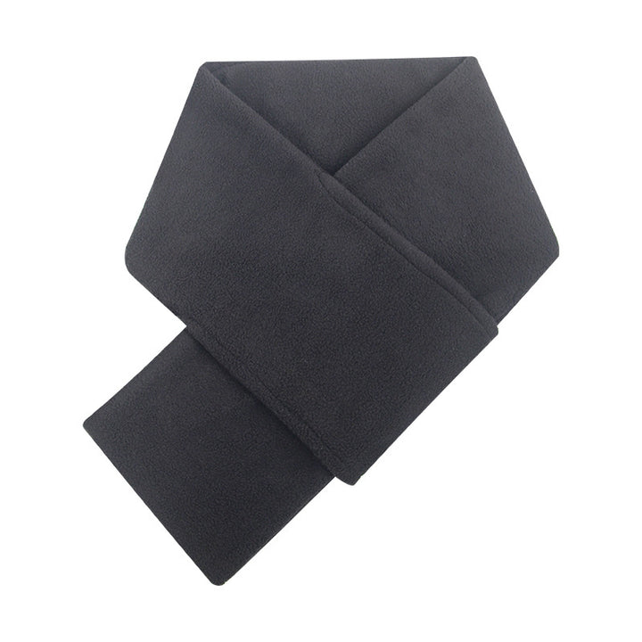 Warm fleece scarf for winter