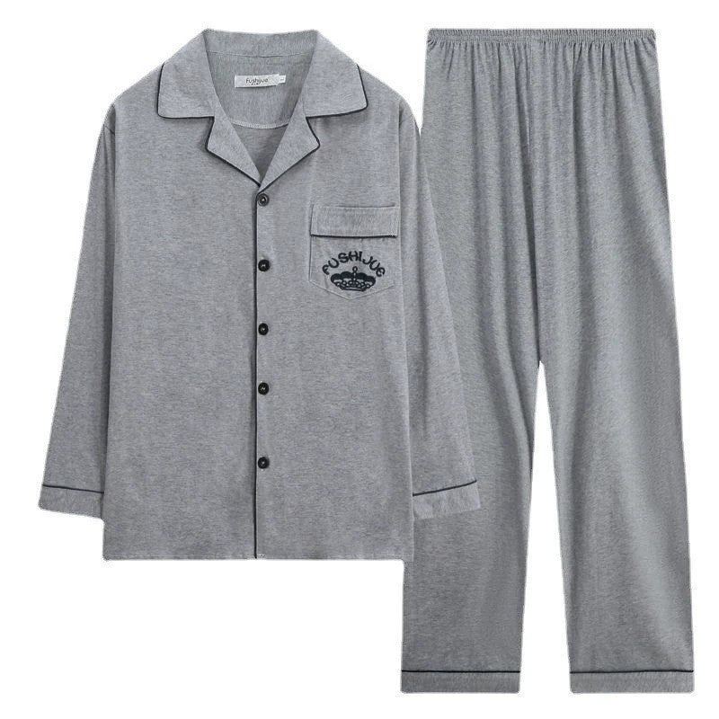 Men's Pajama Set made of pure cotton, checked
