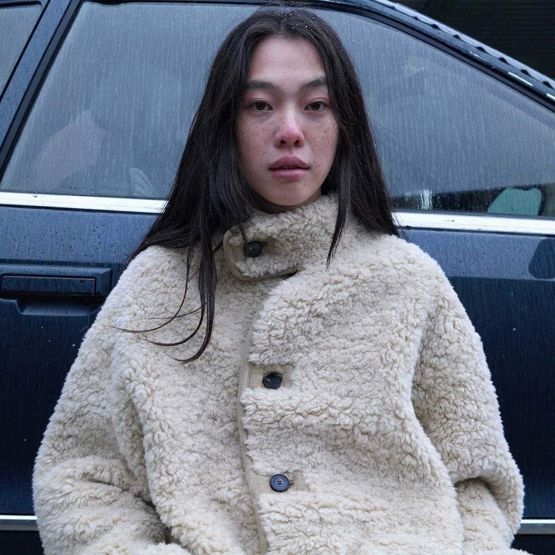 Teddy-Coat, reversible, women