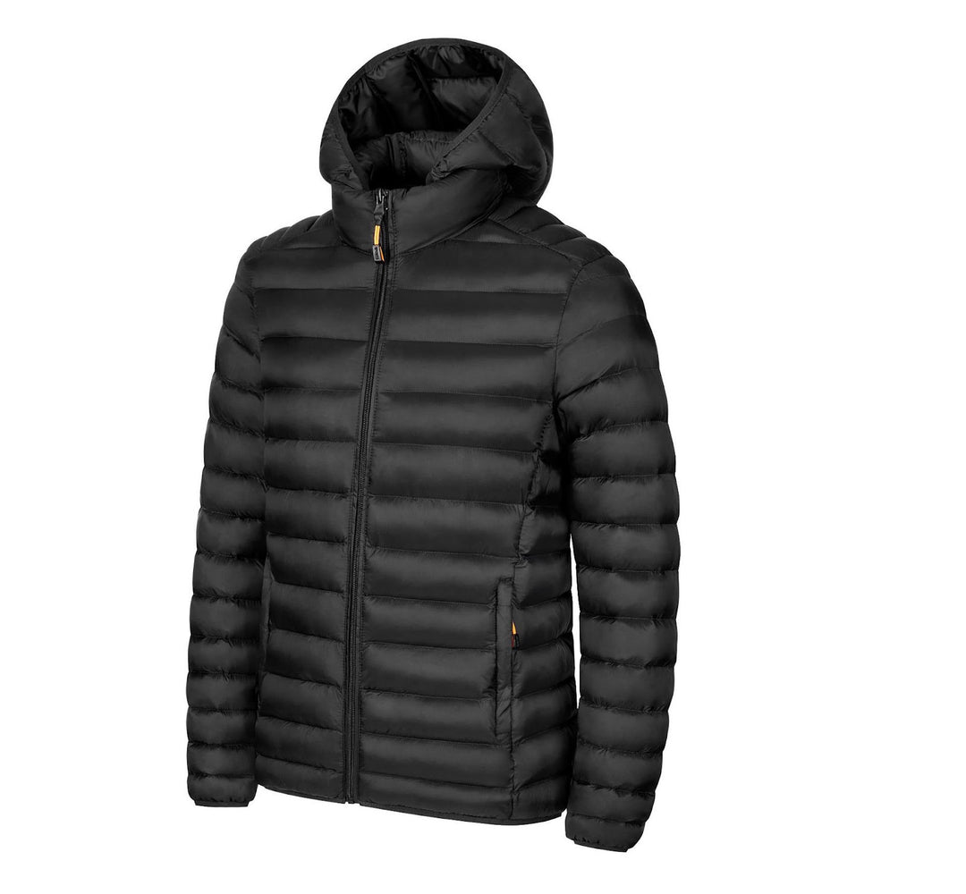 Men's winter jacket with removable sleeves