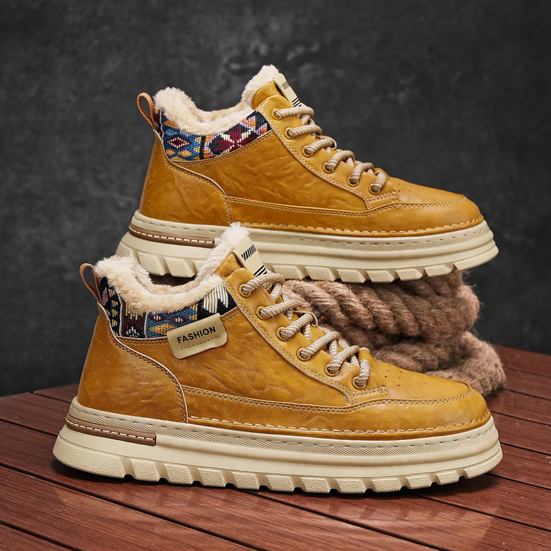Men's winter boots, insulated, sturdy