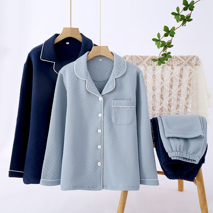 Pair-house suit made of air-layer material