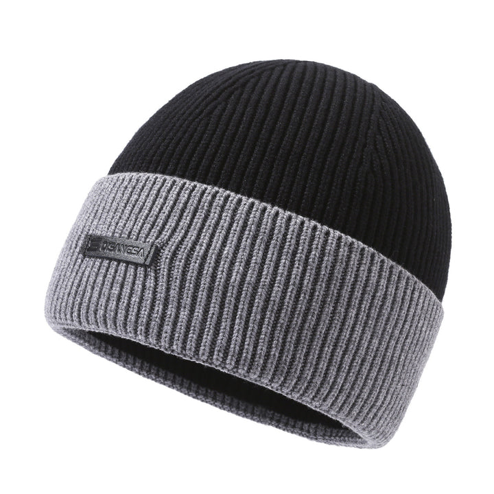 Winter knit cap with neck protection, 2-piece set