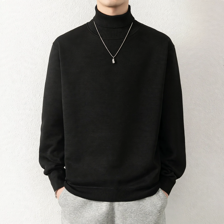 Men's Turtleneck Sweater, Lined, Winter