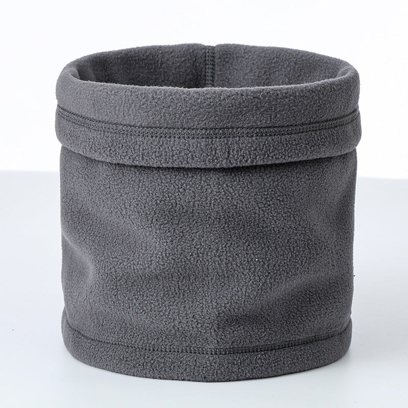 Multifunctional fleece collar warmer for men
