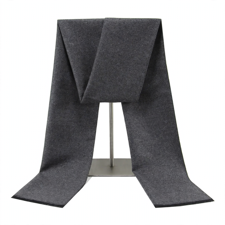 Classic men's winter scarf, checkered