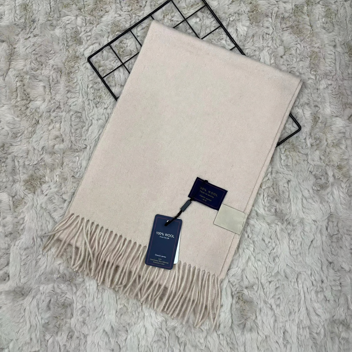 Simple Merino wool scarf, 180 cm