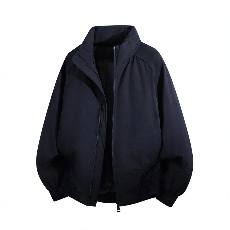 Padded men's winter jacket, warm, casual style