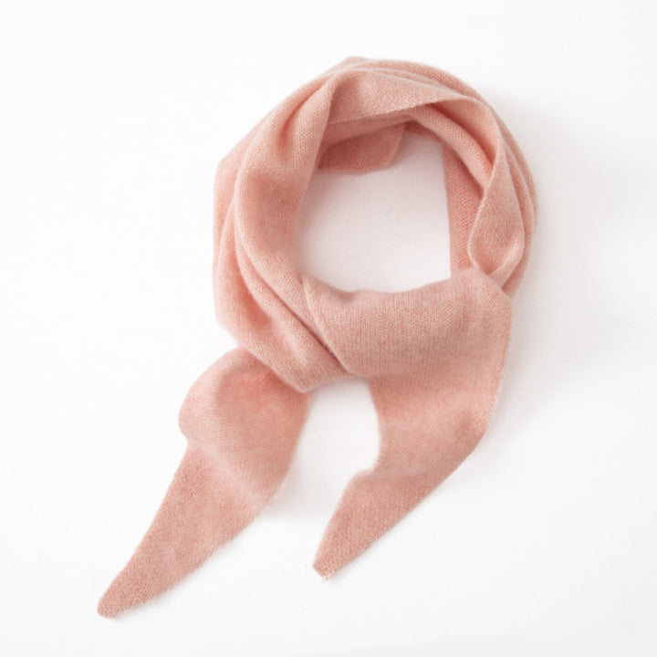 Triangle scarf made of cashmere imitation, warming, 100x33 cm