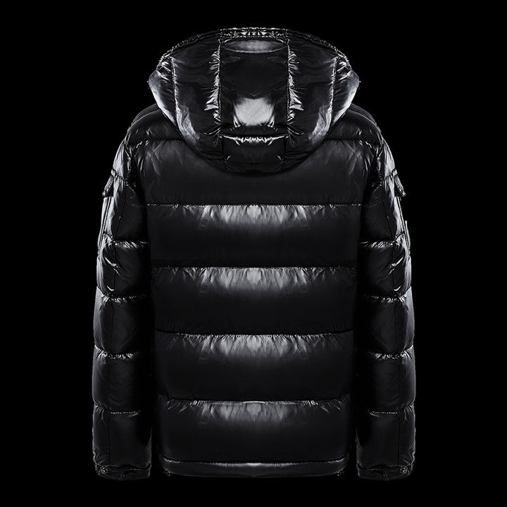 Padded short jacket for men and women, solid color