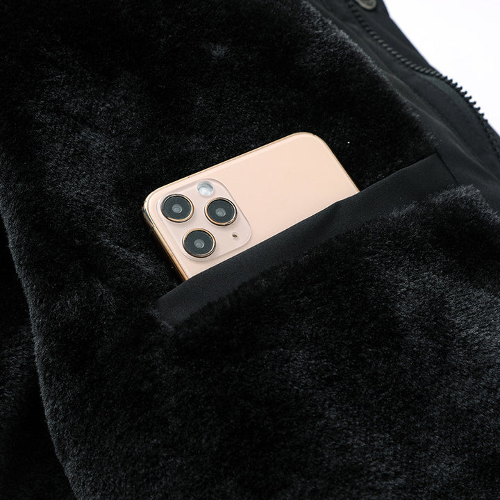 Padded men's winter jacket for everyday use