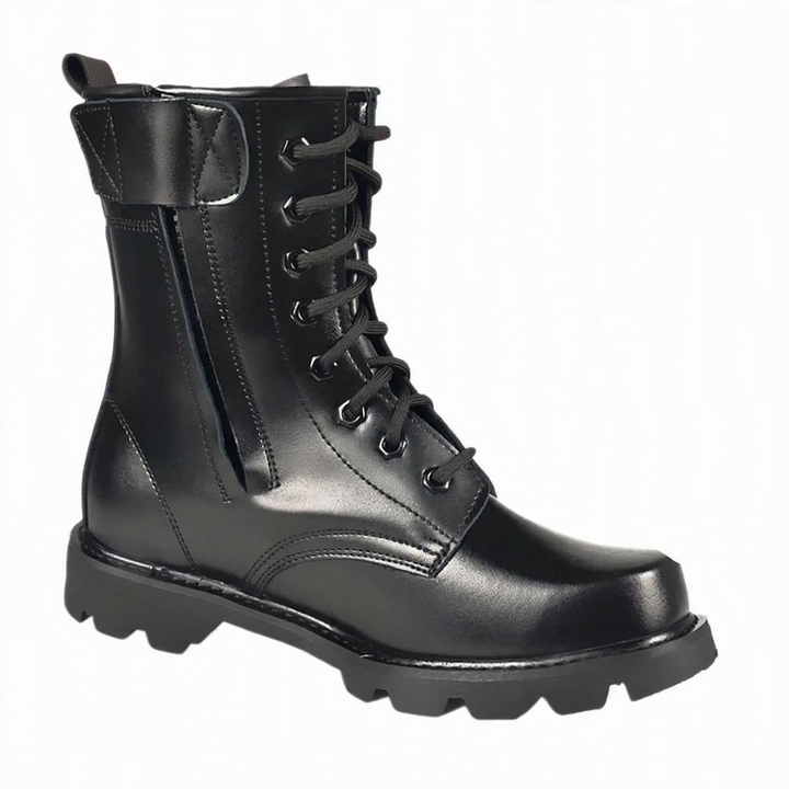 Robust men's work boots with high shaft