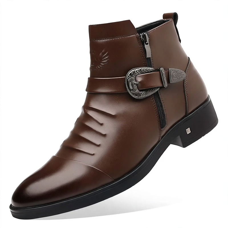 Men's business boots, water-repellent, warm