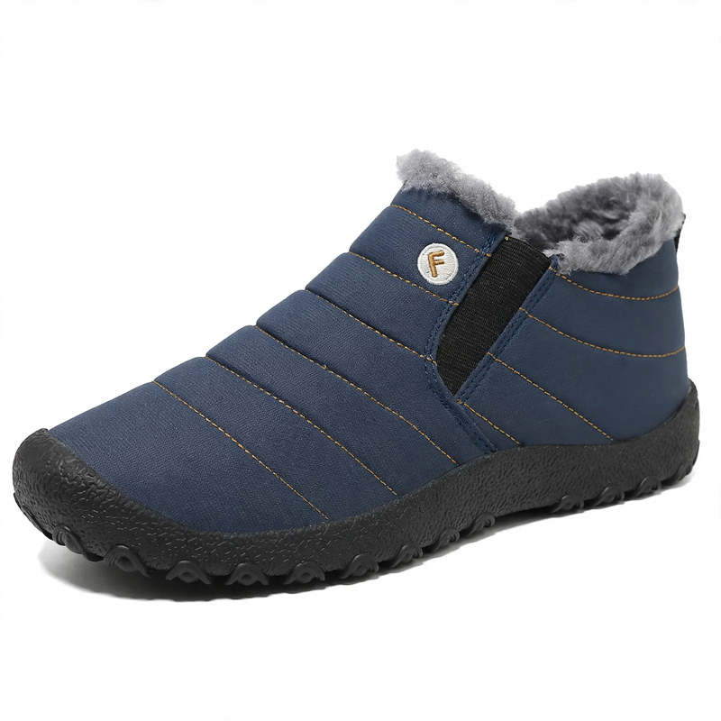 Men's winter boots, lined, slip-on
