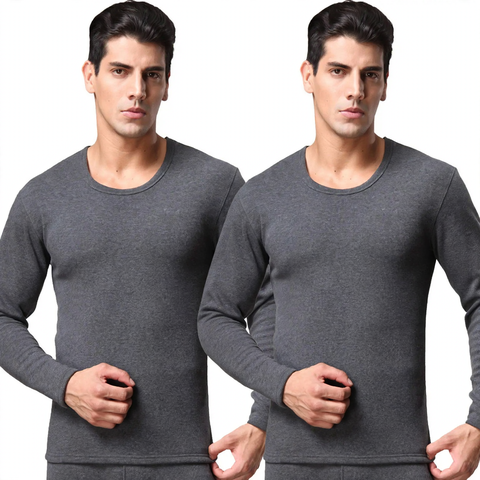 Thermo underwear set for men, round neck