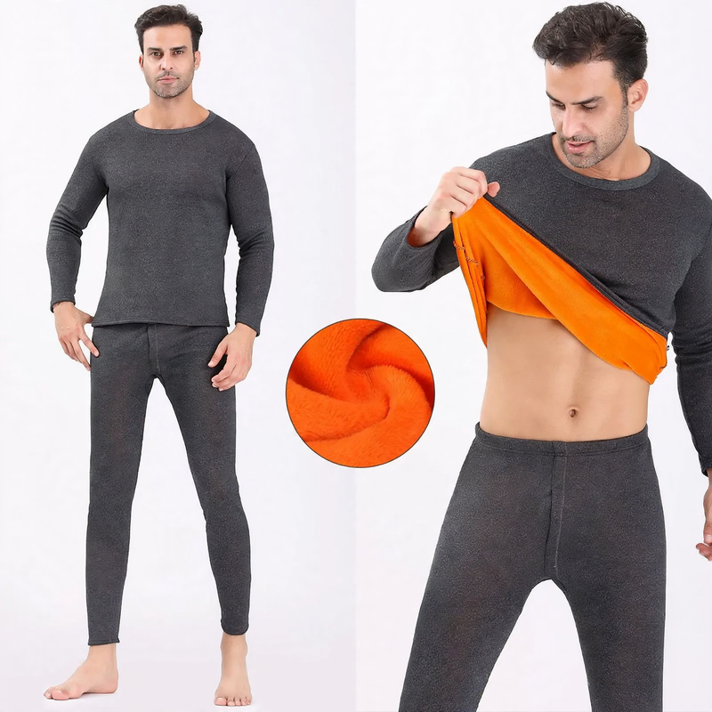 Thermal underwear set, insulated, for women and men