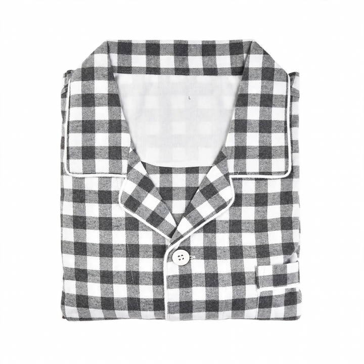 Flannel cotton pajamas for women and men