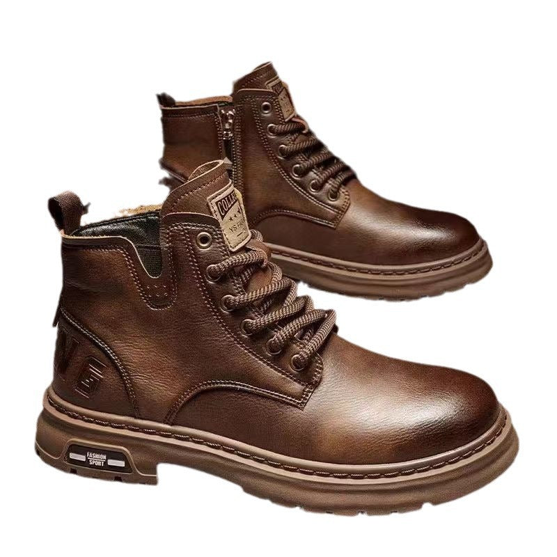 Men's casual style boots, breathable