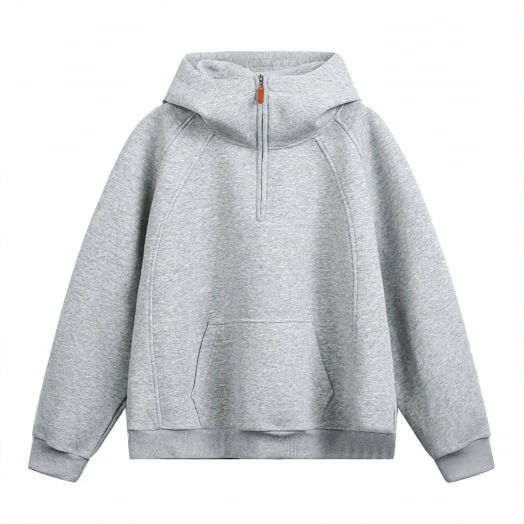 Unisex hoodie with zipper