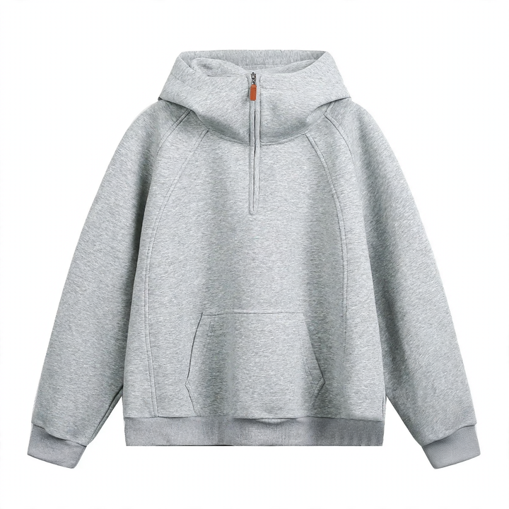 Unisex hoodie with zipper