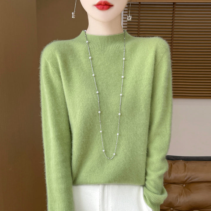 Women's wool sweater, seamless, 100% wool