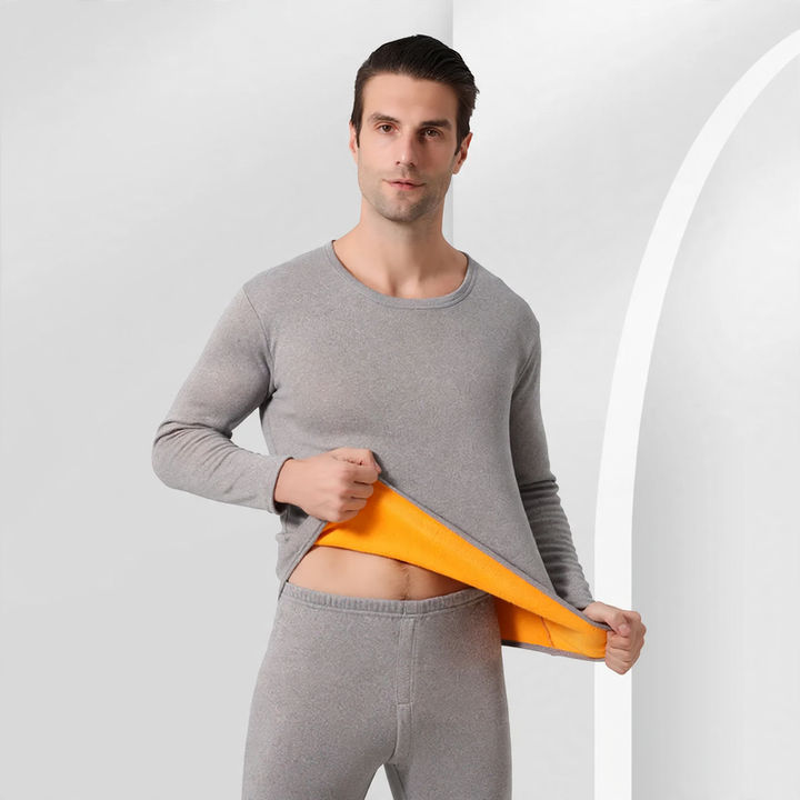 Padded thermal underwear set for women and men